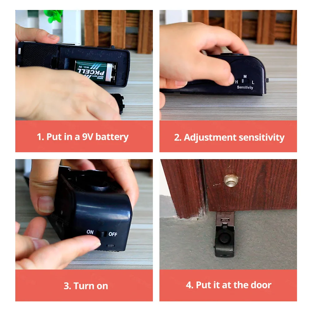 Anti-Theft Door Stop Alarm - Image 6
