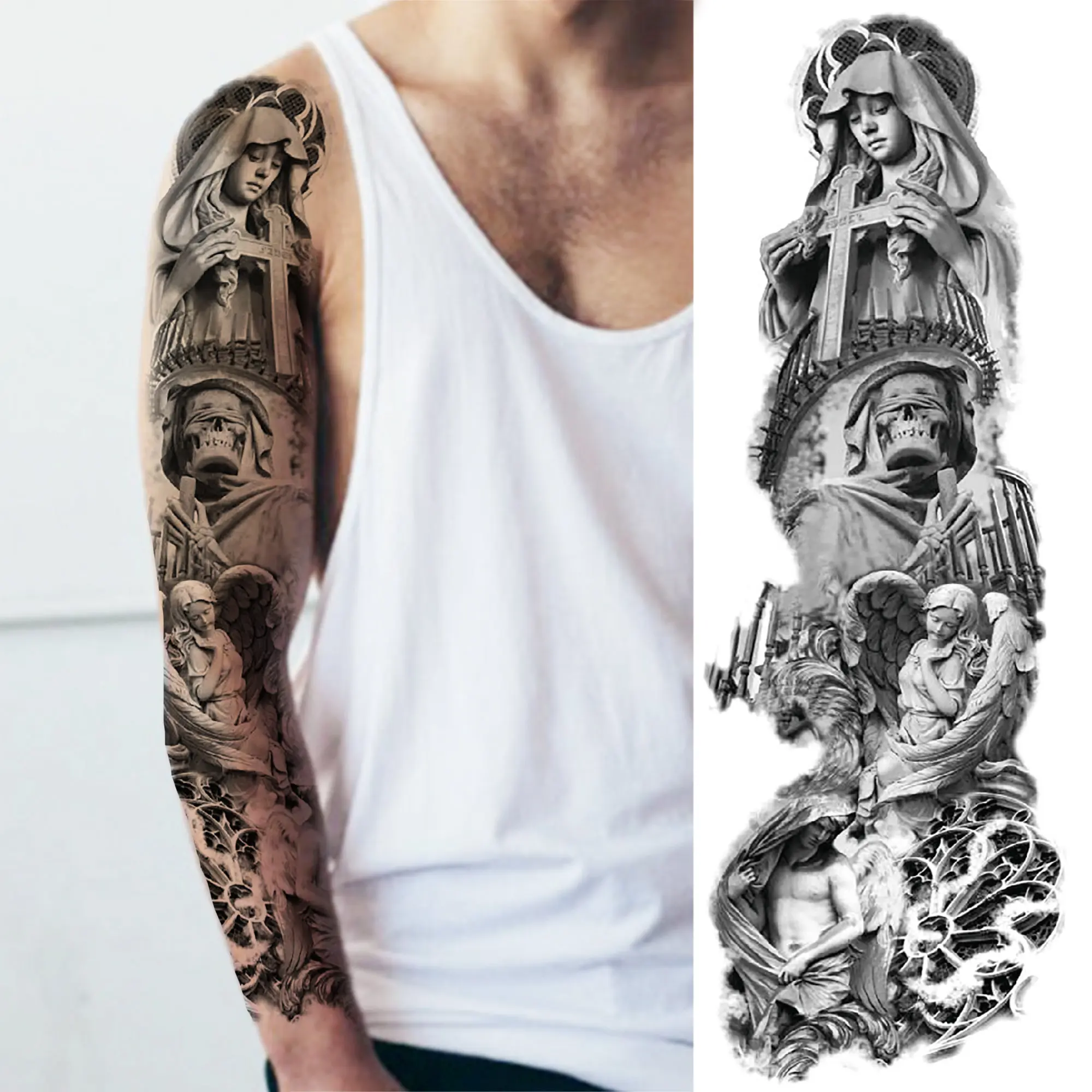 Arm Sleeve Temporary Tattoos - Image 15