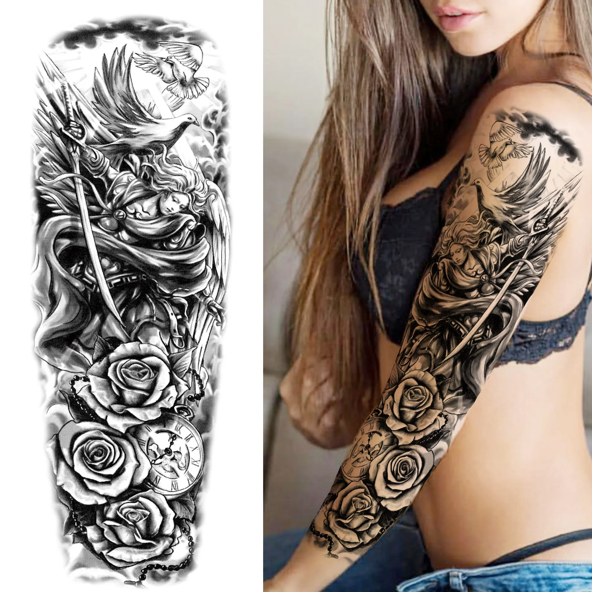 Arm Sleeve Temporary Tattoos - Image 6