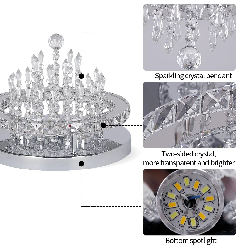 AstraGlow Crystal Chandelier - Image 26