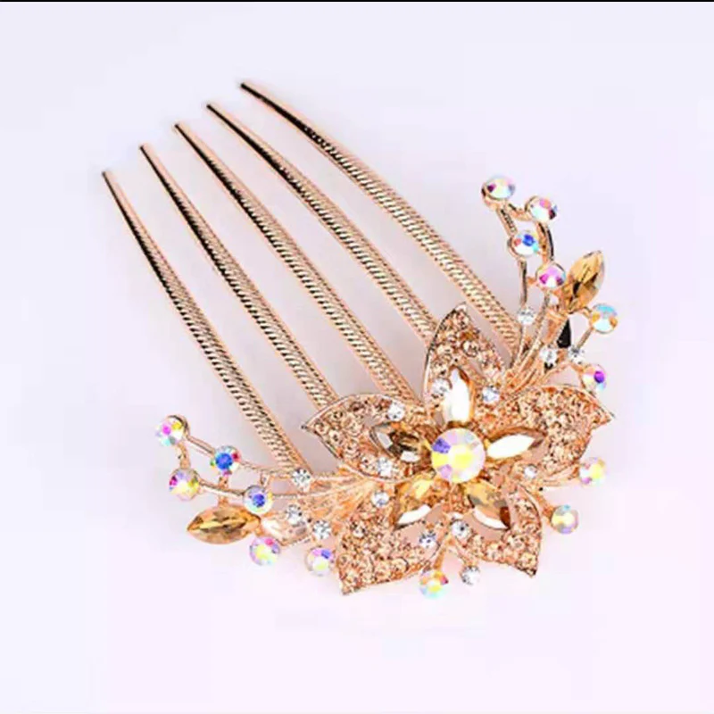 Austrian Rhinestone Hair Comb Pin - Image 19