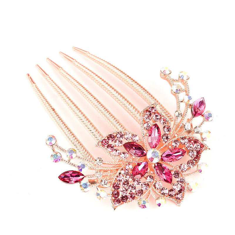 Austrian Rhinestone Hair Comb Pin - Image 20