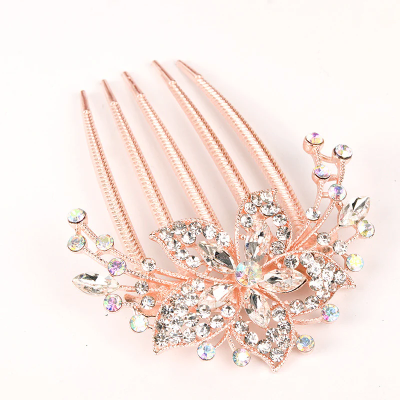 Austrian Rhinestone Hair Comb Pin - Image 21