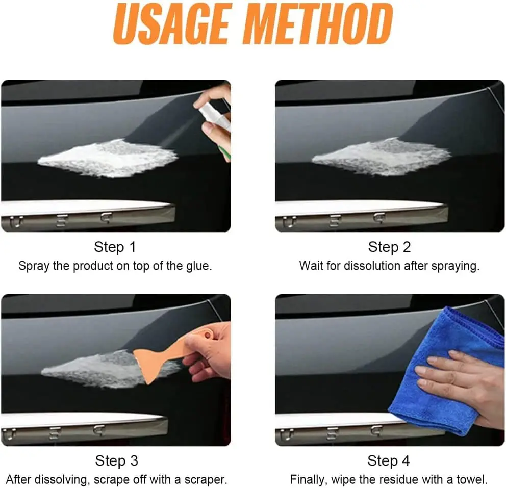 Auto Car Sticker Adhesive Residue Remover - Image 6