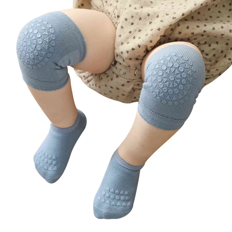 Baby Anti-slip Knee Pads Socks Set - Image 10