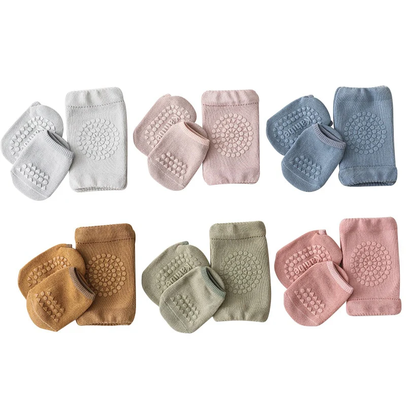 Baby Anti-slip Knee Pads Socks Set - Image 12