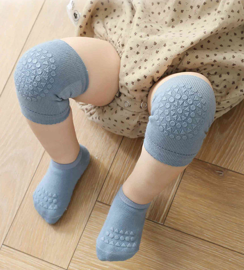 Baby Anti-slip Knee Pads Socks Set - Image 15