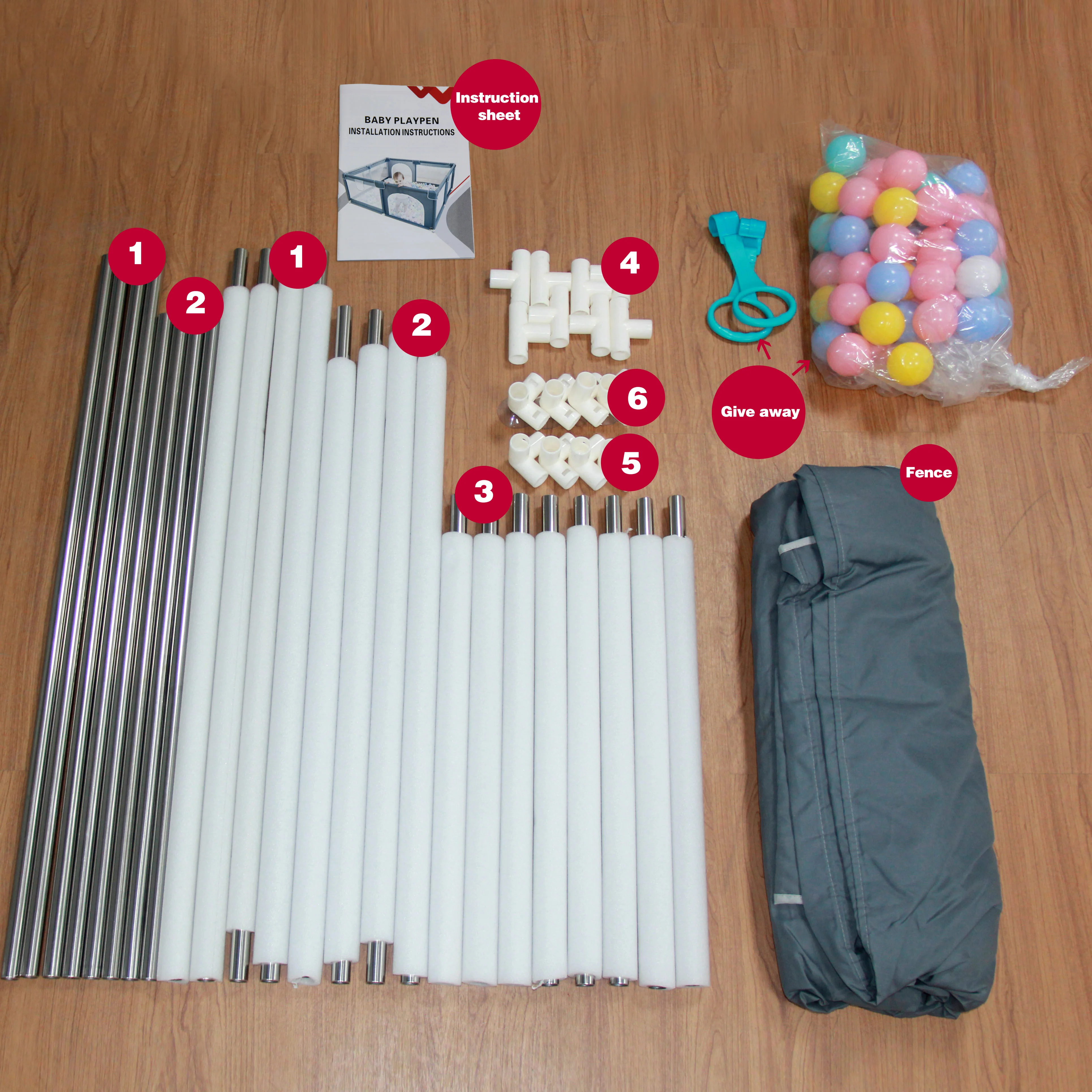 Baby Ball Tent Play Ground Playpen - Image 8