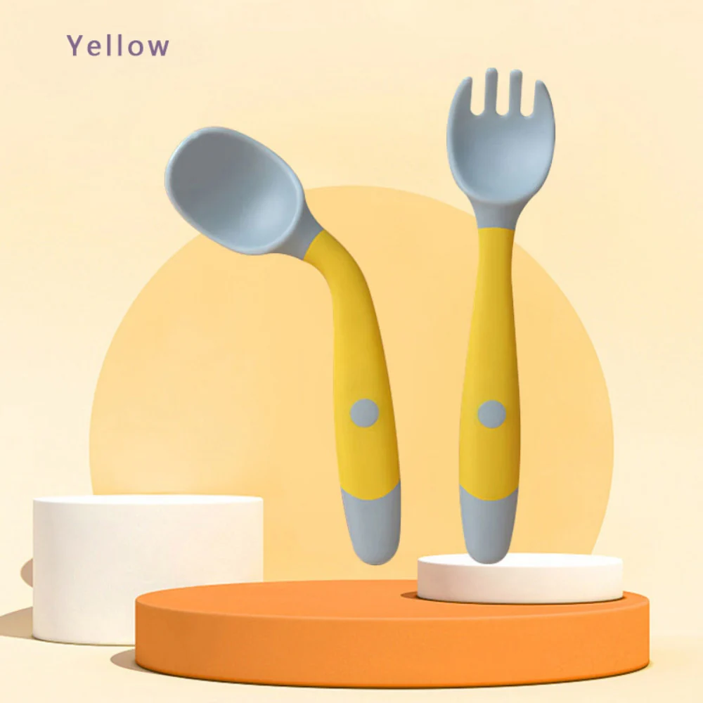 Baby Bendable Spoon Fork Set - Image 5