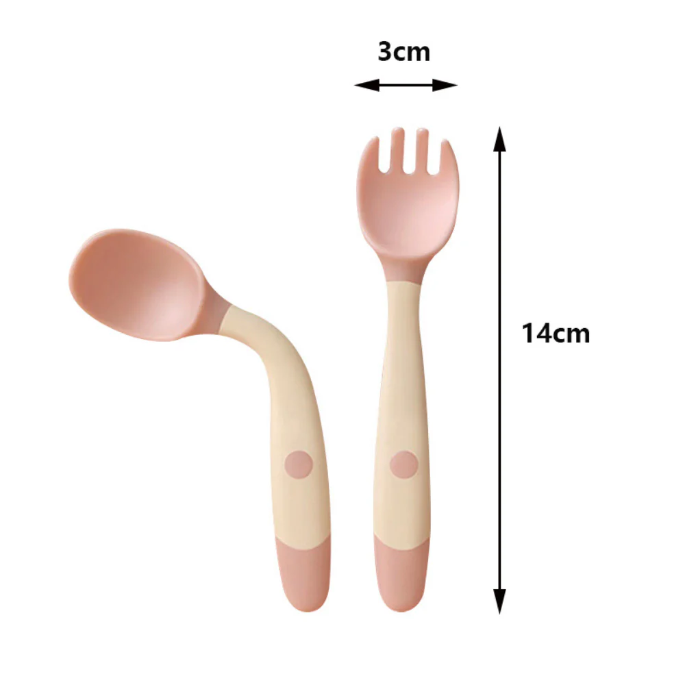 Baby Bendable Spoon Fork Set - Image 7