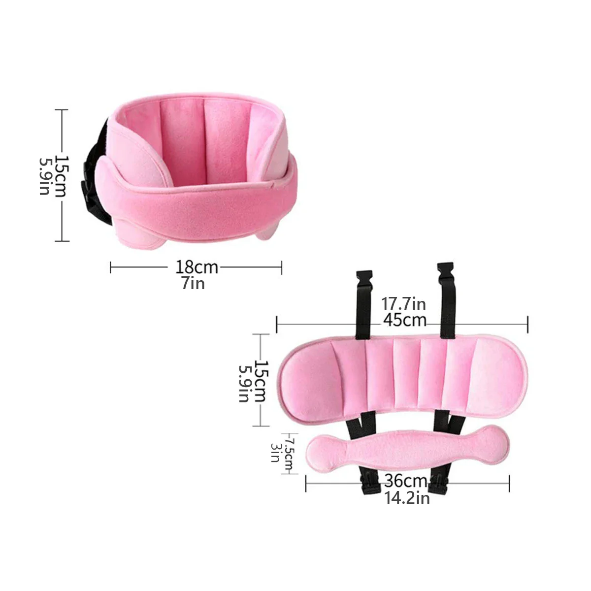 Baby Car Seat Head Rest - Image 8
