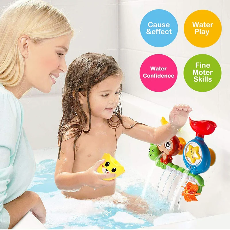 Baby Cartoon Friend Bath Toy - Image 4