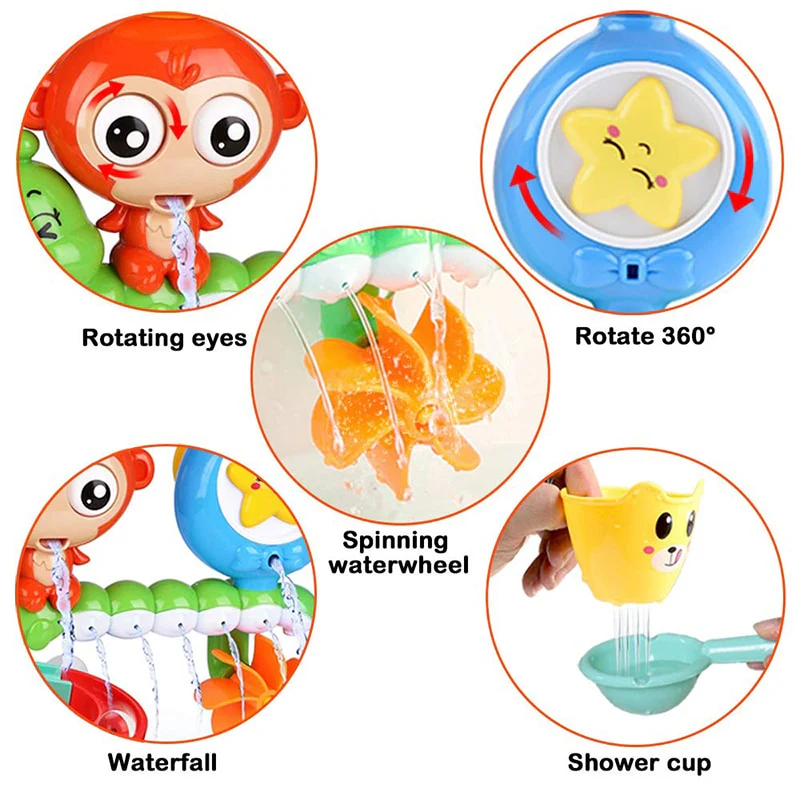 Baby Cartoon Friend Bath Toy - Image 5