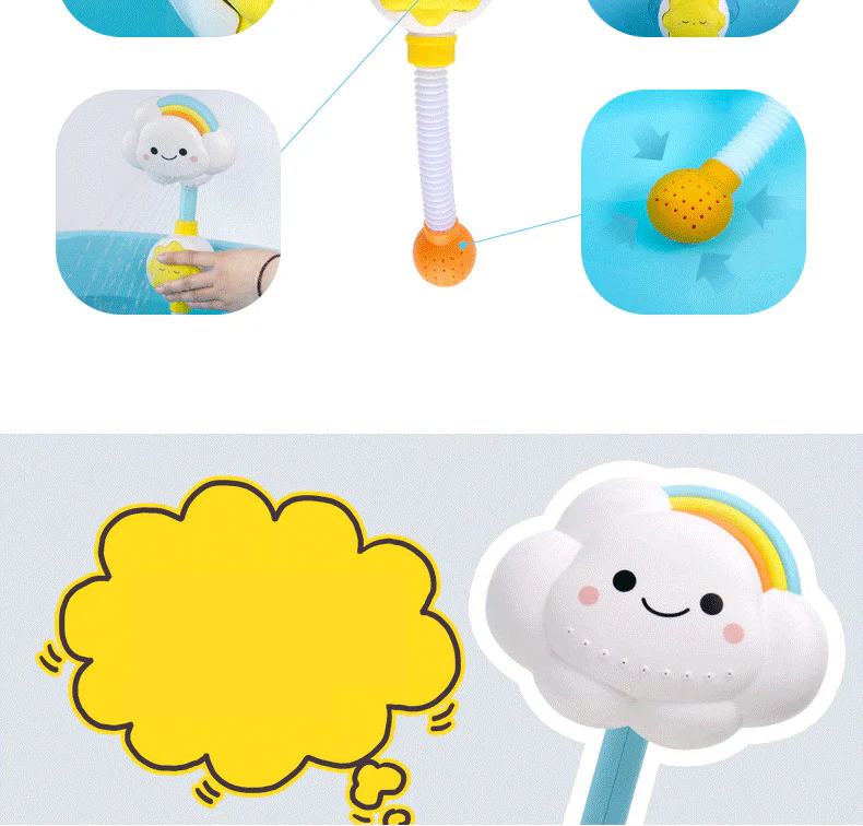 Baby Cloud Shower Bath Toy - Image 11