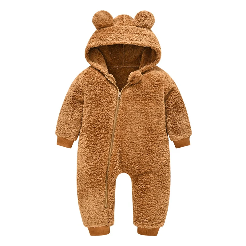 Baby Cute Plush Bear Jumpsuit - Image 13