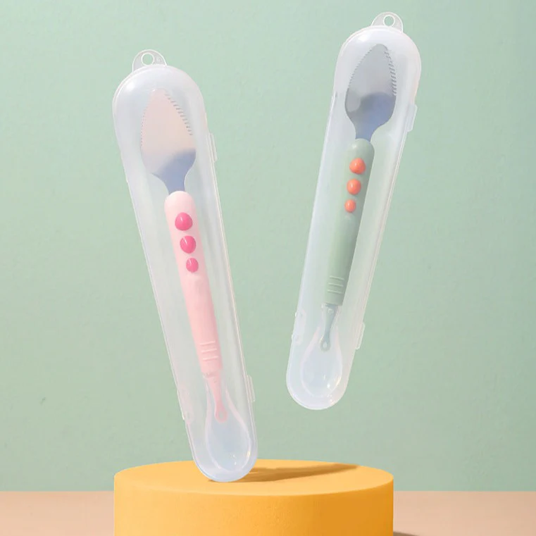 Baby Fruit Double Head Scraping Spoon - Image 10