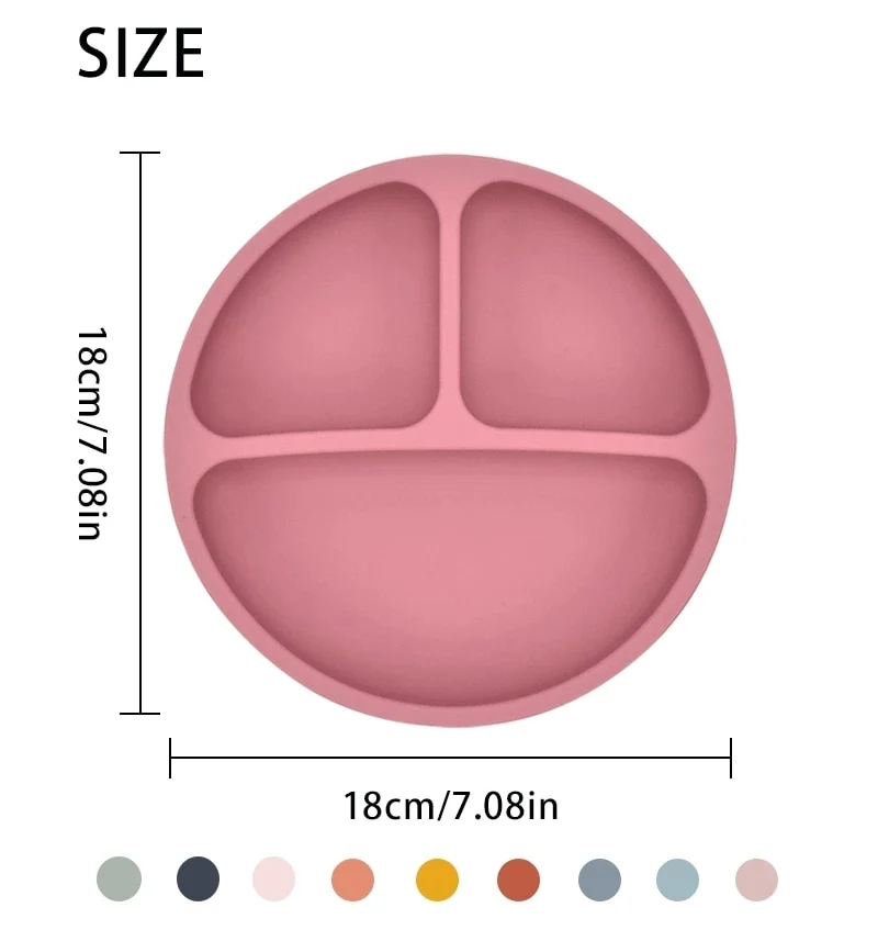 Baby Safe Silicone Dining Plate - Image 13