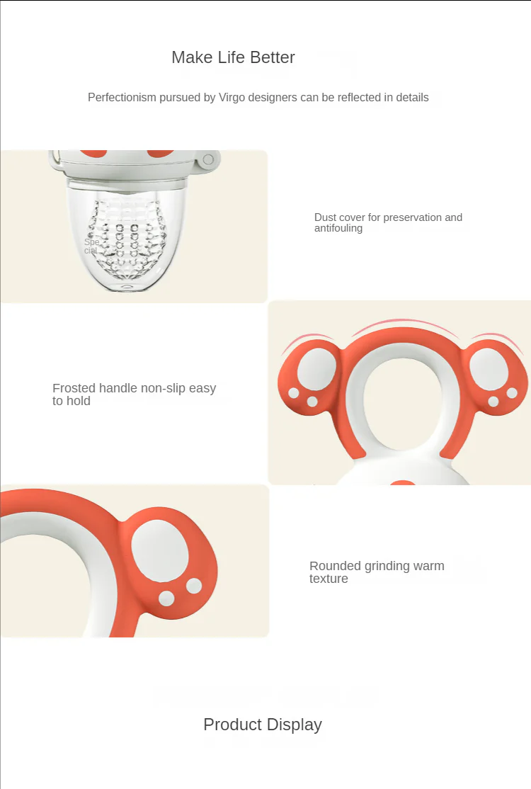 Baby Silicone Fruit Teether Pacifier - Image 15