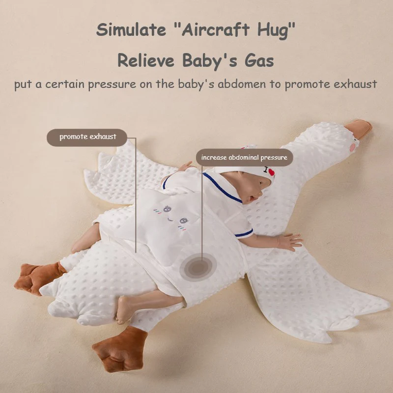 Baby Soothing Sleeping Goose Pillow - Image 12