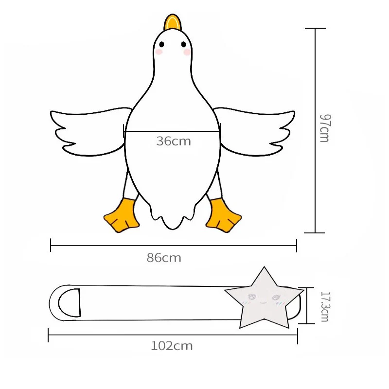 Baby Soothing Sleeping Goose Pillow - Image 13