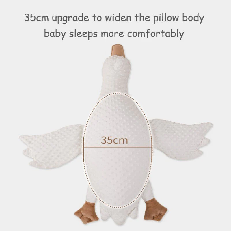 Baby Soothing Sleeping Goose Pillow - Image 6
