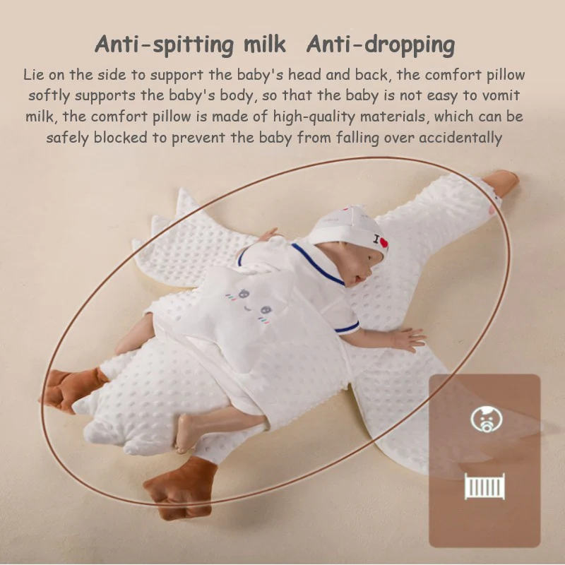 Baby Soothing Sleeping Goose Pillow - Image 7