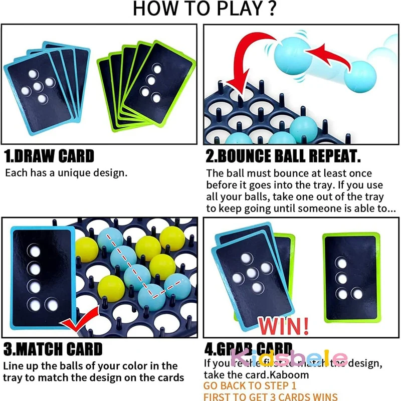 Ball Bounce Challenge: The Interactive Card Board Game - Image 4