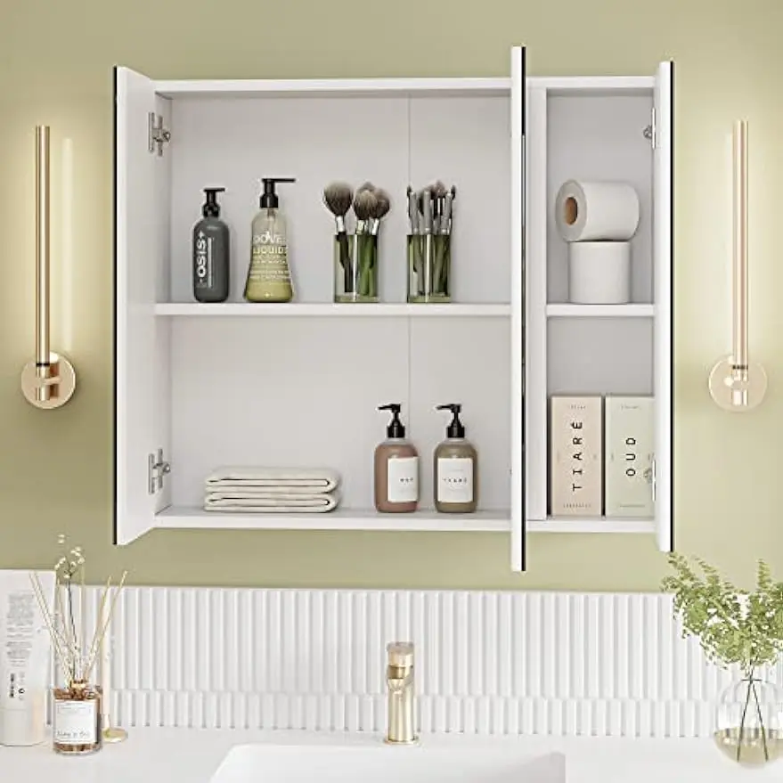 Bathroom Mirror with Storage - Image 6