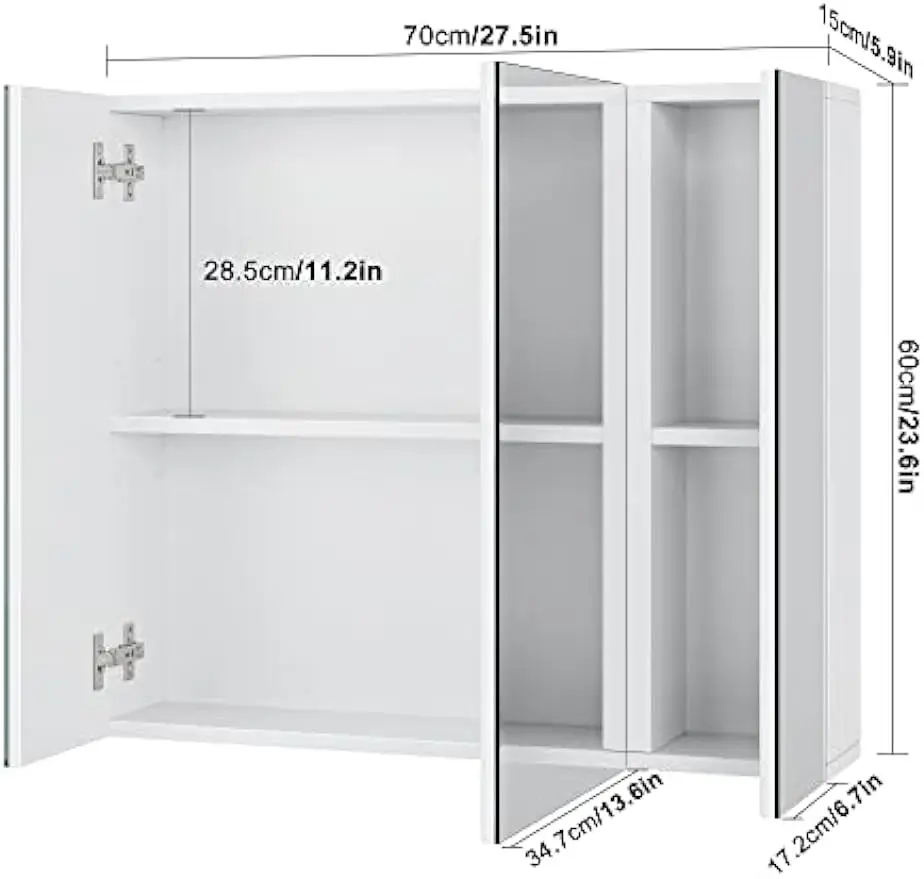 Bathroom Mirror with Storage - Image 7