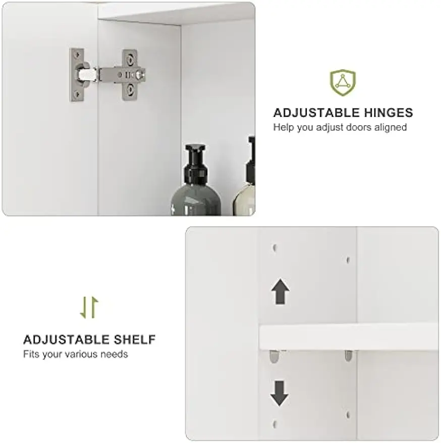 Bathroom Mirror with Storage - Image 8