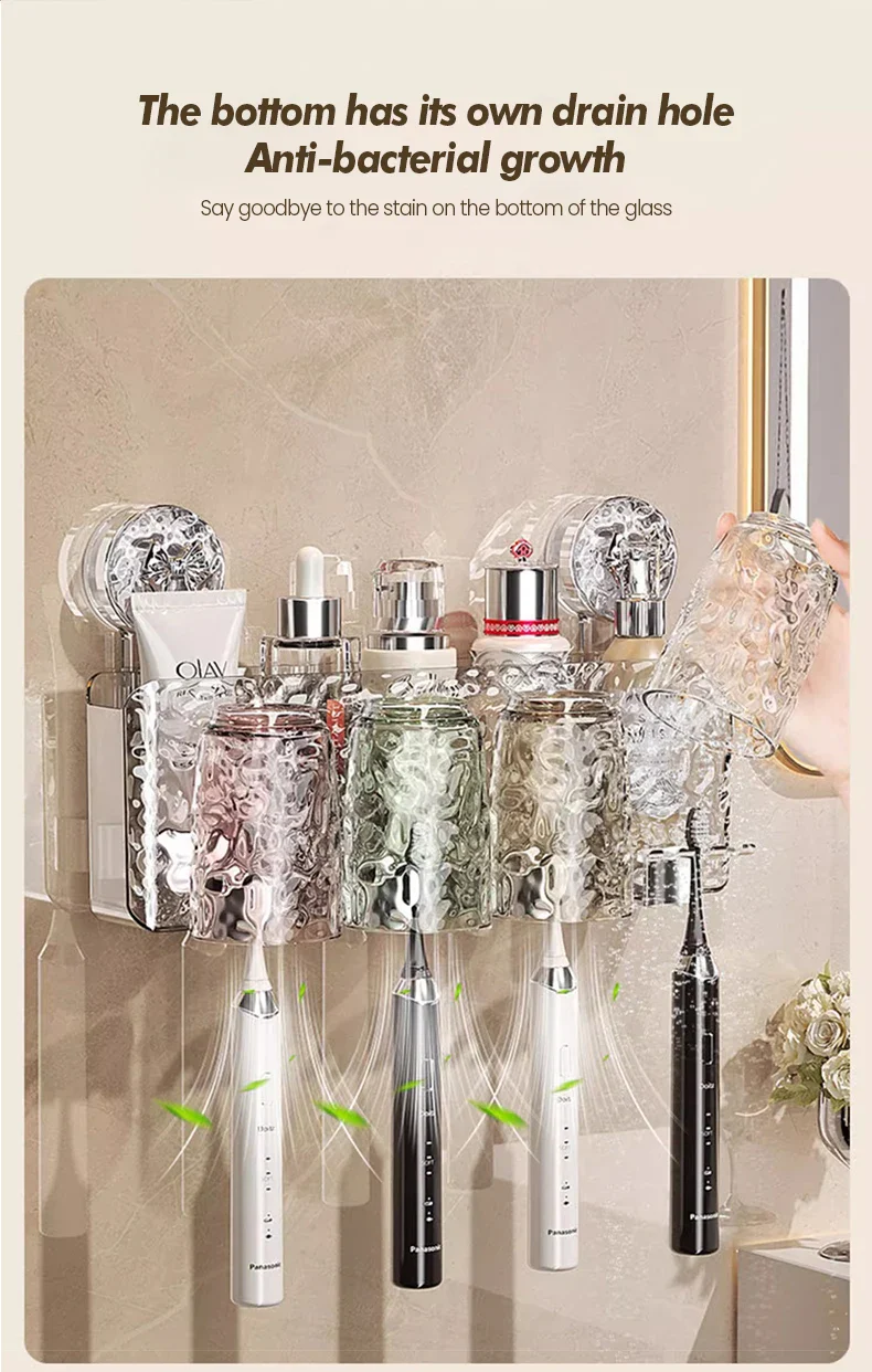 Bathroom Toothbrush Cup Rack - Image 14
