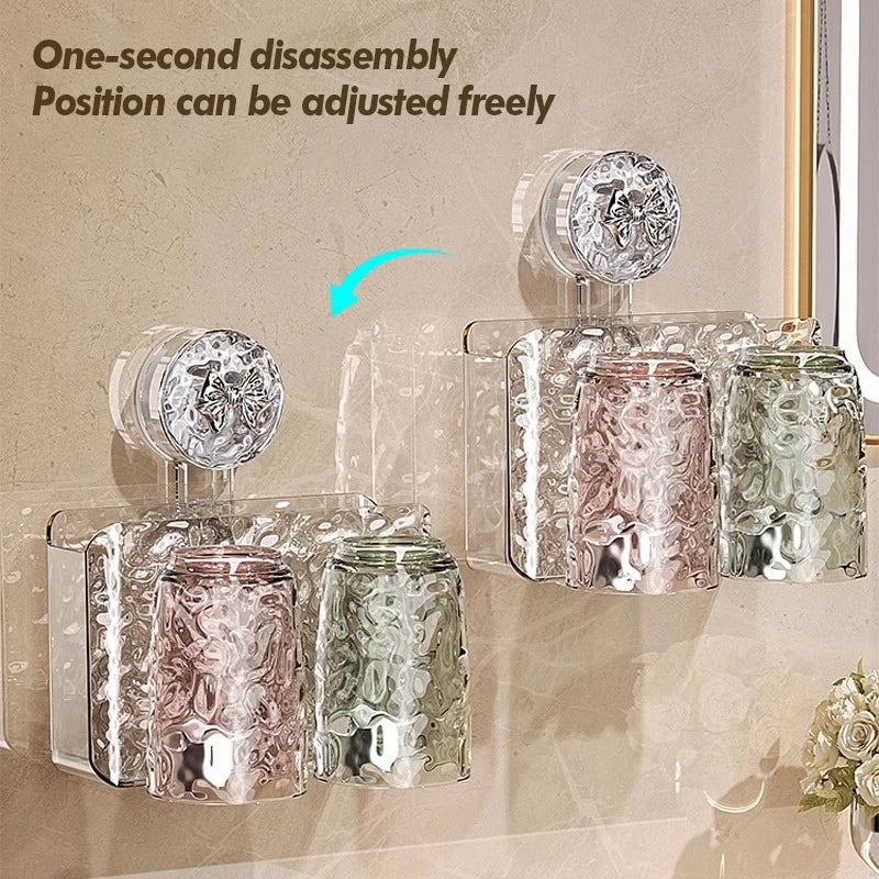Bathroom Toothbrush Cup Rack - Image 3