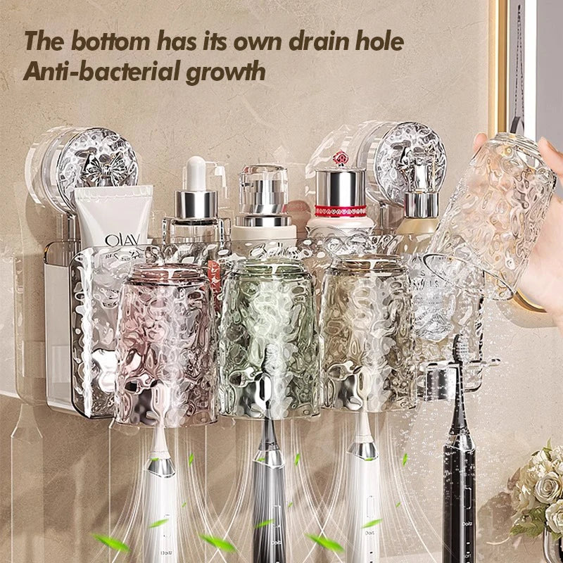 Bathroom Toothbrush Cup Rack - Image 4