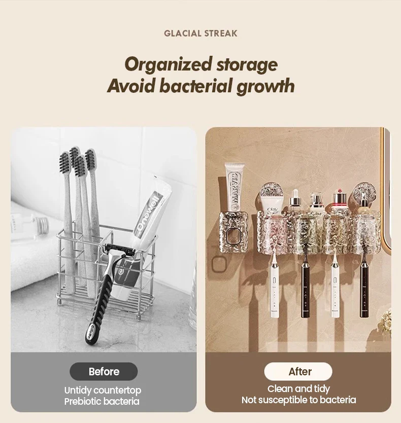 Bathroom Toothbrush Cup Rack - Image 8