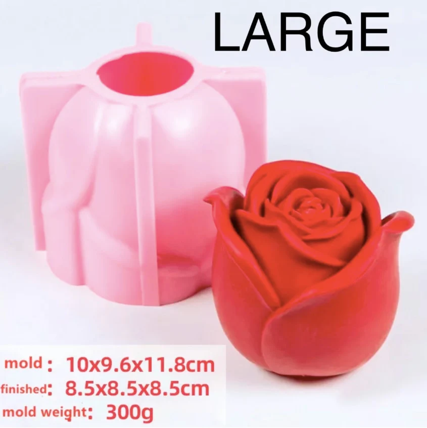 Big Rose Flower Silicone Mould - Image 2