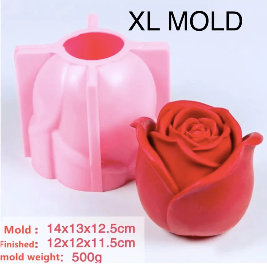 Big Rose Flower Silicone Mould - Image 3