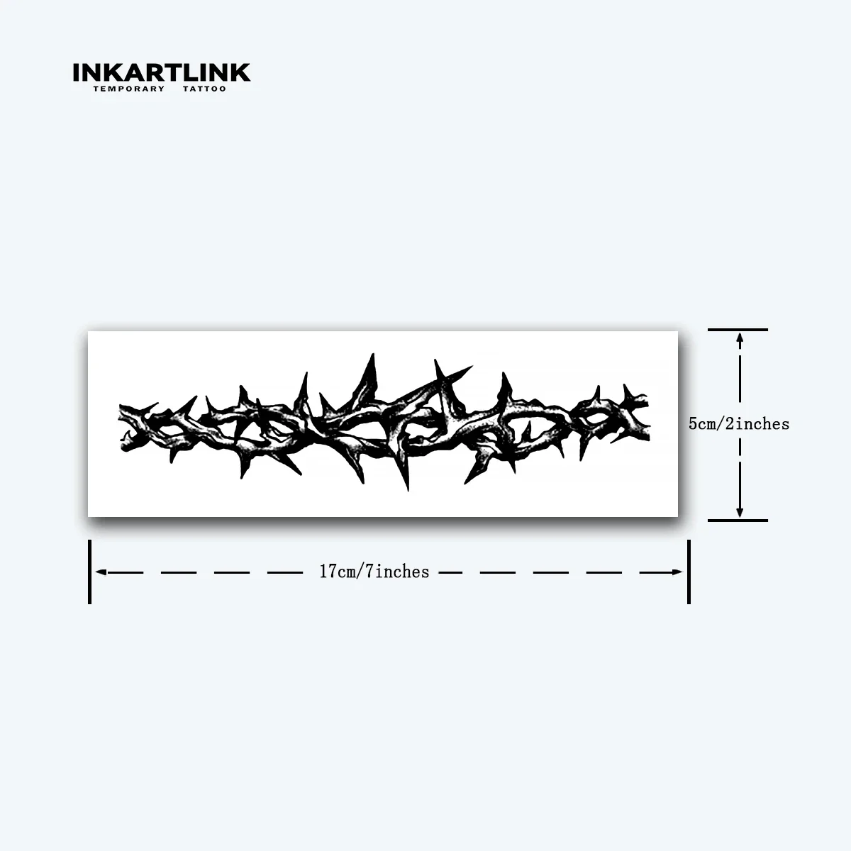 Big Thorn Temporary Tattoo Sticker - Image 4