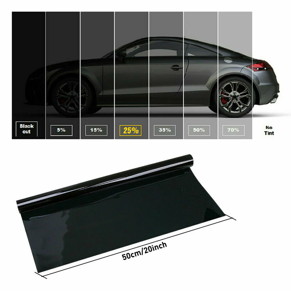 Black UV Block Car Window Film - Image 10
