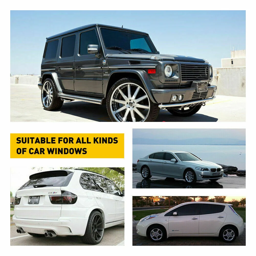 Black UV Block Car Window Film - Image 5