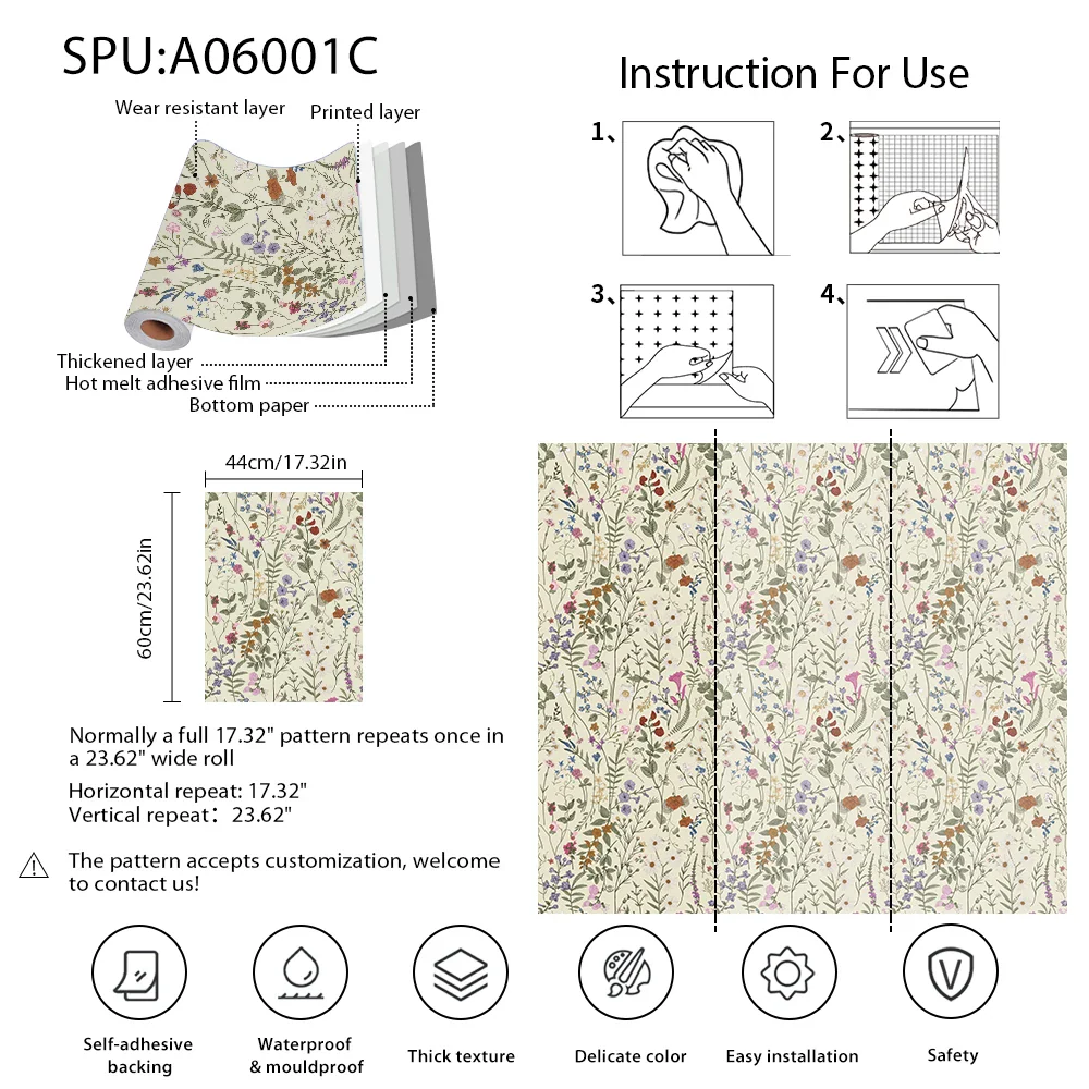 BloomLux Floral Peel & Stick - Image 19