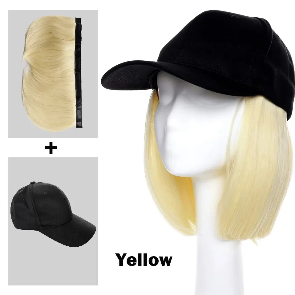 Bob Hair Wig Baseball Cap - Image 10