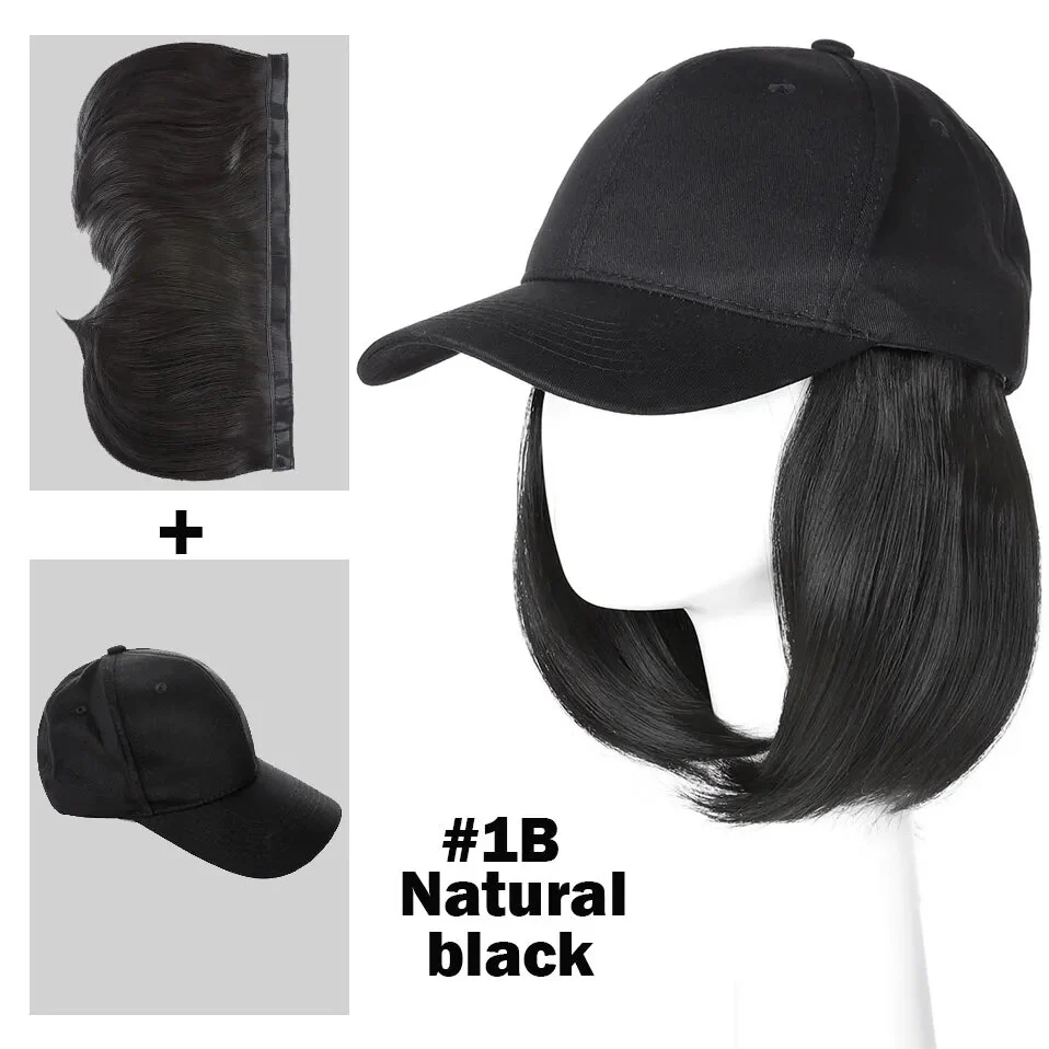 Bob Hair Wig Baseball Cap - Image 7