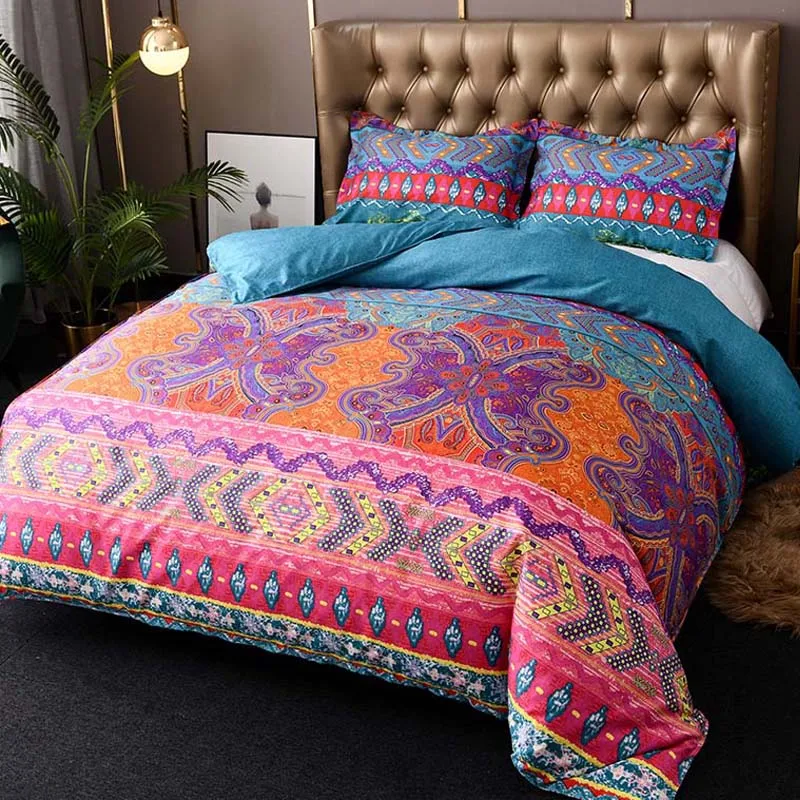 Boho Pattern Duvet Pillow Cover Set - Image 5