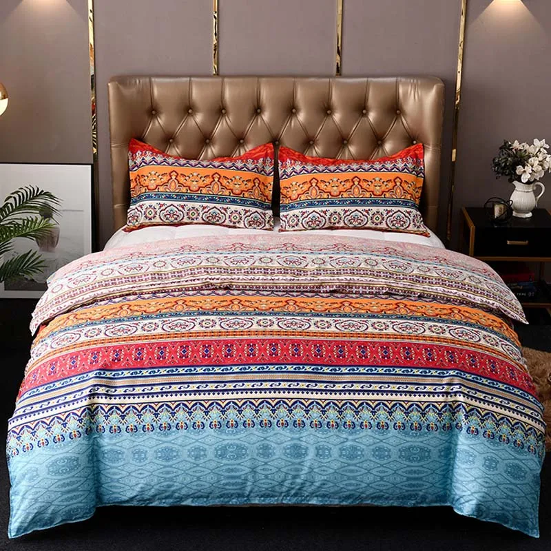 Boho Pattern Duvet Pillow Cover Set - Image 8