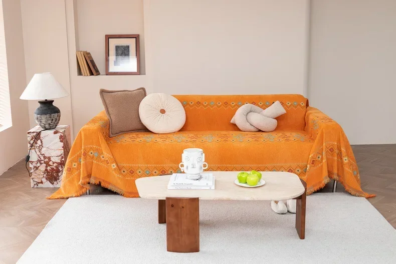 BohoLuxe Tassel Sofa Cover - Image 18