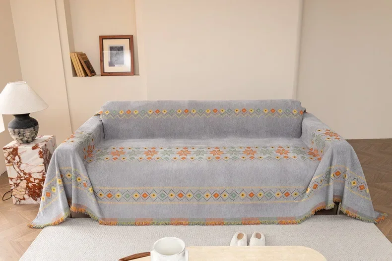 BohoLuxe Tassel Sofa Cover - Image 23