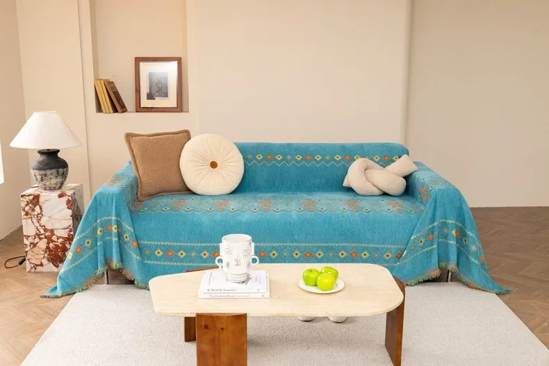 BohoLuxe Tassel Sofa Cover - Image 24