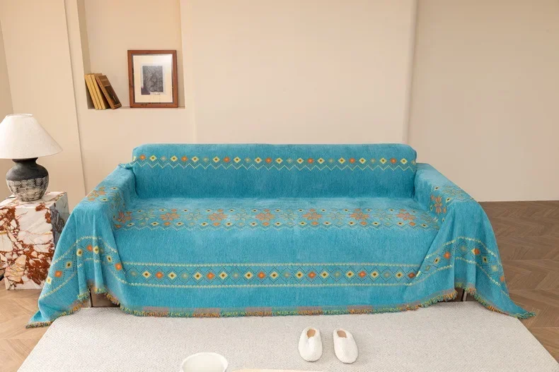 BohoLuxe Tassel Sofa Cover - Image 26