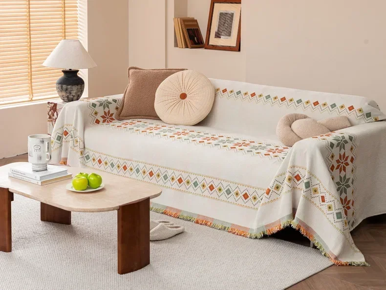 BohoLuxe Tassel Sofa Cover - Image 28
