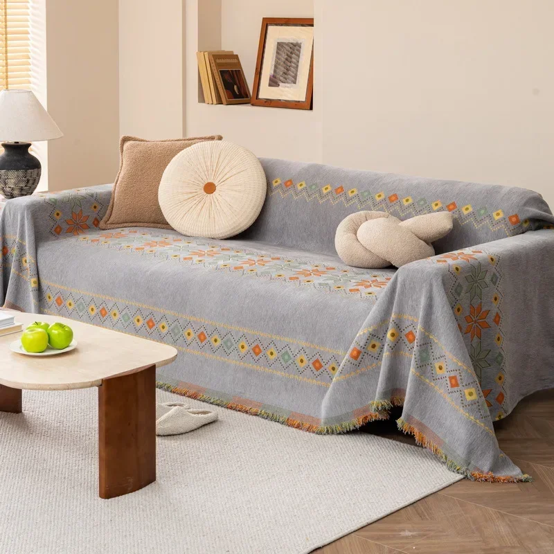 BohoLuxe Tassel Sofa Cover - Image 31